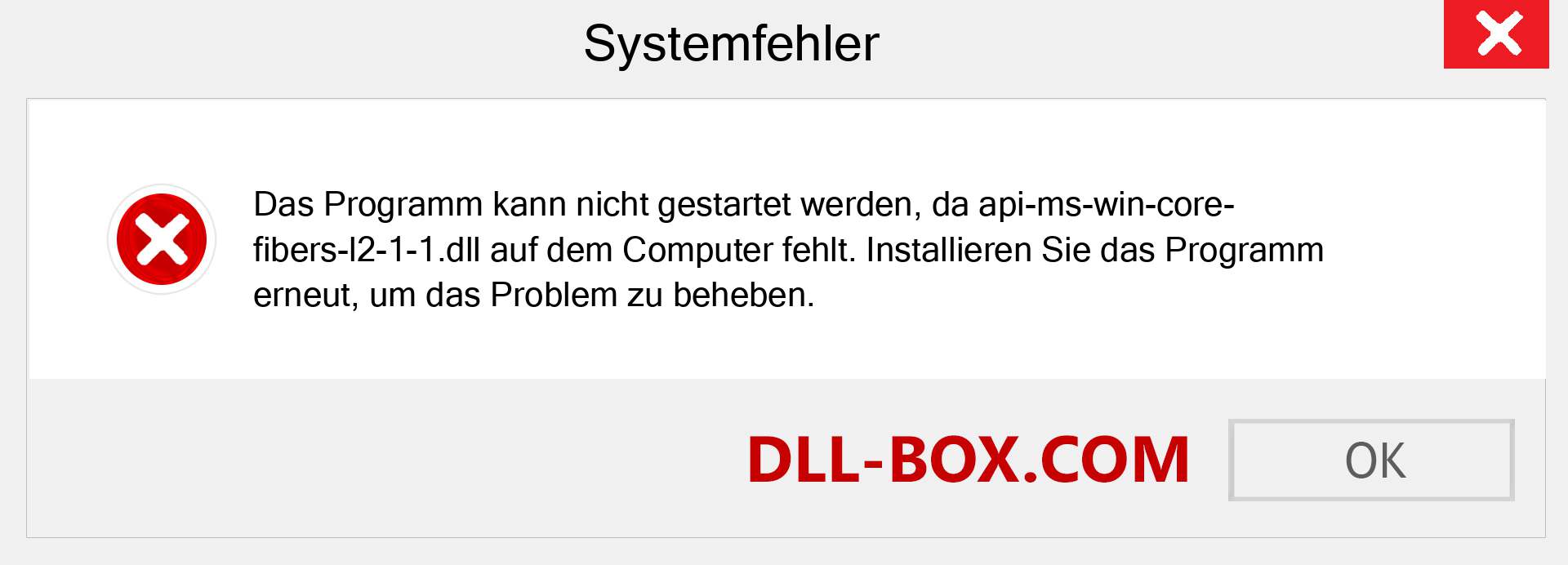 api-ms-win-core-fibers-l2-1-1.dll-Datei fehlt?. Download für Windows 7, 8, 10 - Fix api-ms-win-core-fibers-l2-1-1 dll Missing Error unter Windows, Fotos, Bildern