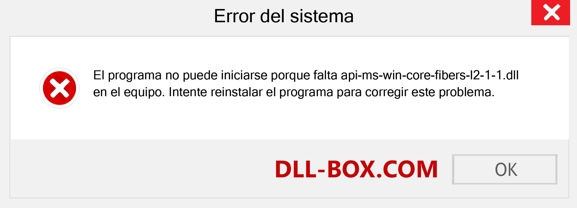 ¿Falta el archivo api-ms-win-core-fibers-l2-1-1.dll ?. Descargar para Windows 7, 8, 10 - Corregir api-ms-win-core-fibers-l2-1-1 dll Missing Error en Windows, fotos, imágenes