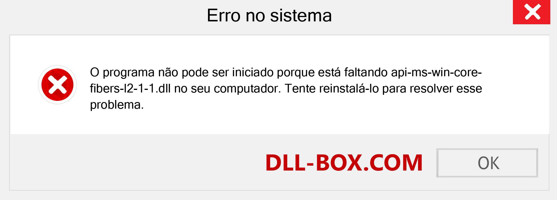 Arquivo api-ms-win-core-fibers-l2-1-1.dll ausente ?. Download para Windows 7, 8, 10 - Correção de erro ausente api-ms-win-core-fibers-l2-1-1 dll no Windows, fotos, imagens